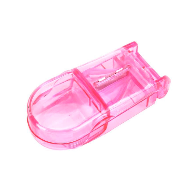 PASTILLERO ORGANIZADOR CORTADOR DIVISOR DOSIFICADOR PASTILLA ROSA - 1