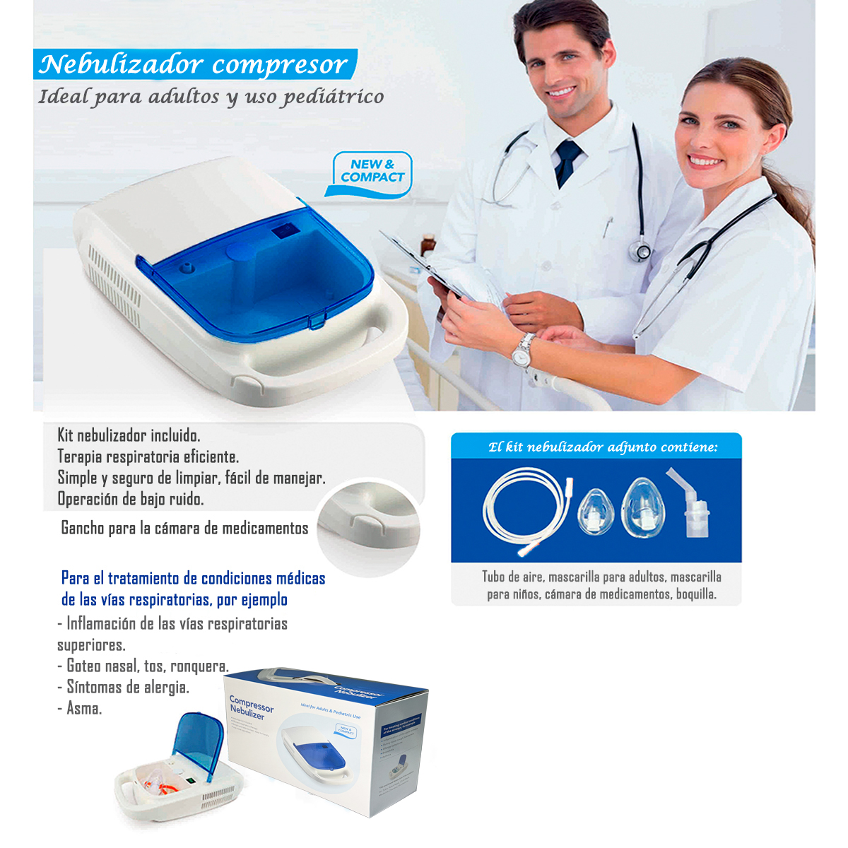 NEBULIZADOR PORTATIL PARA NIÑOS Y ADULTOS - 3