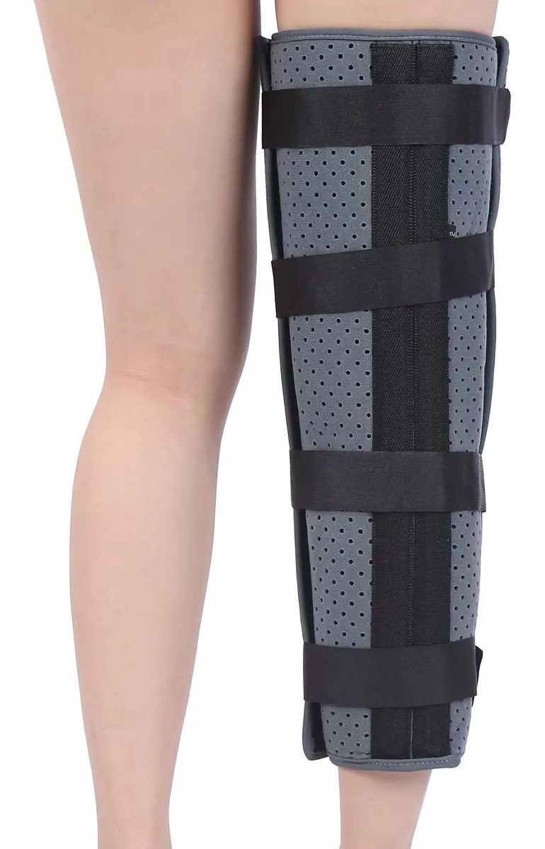 INMOVILIZADOR RODILLA LARGO TRIPANEL CON VELCRO AJUSTABLE - 2
