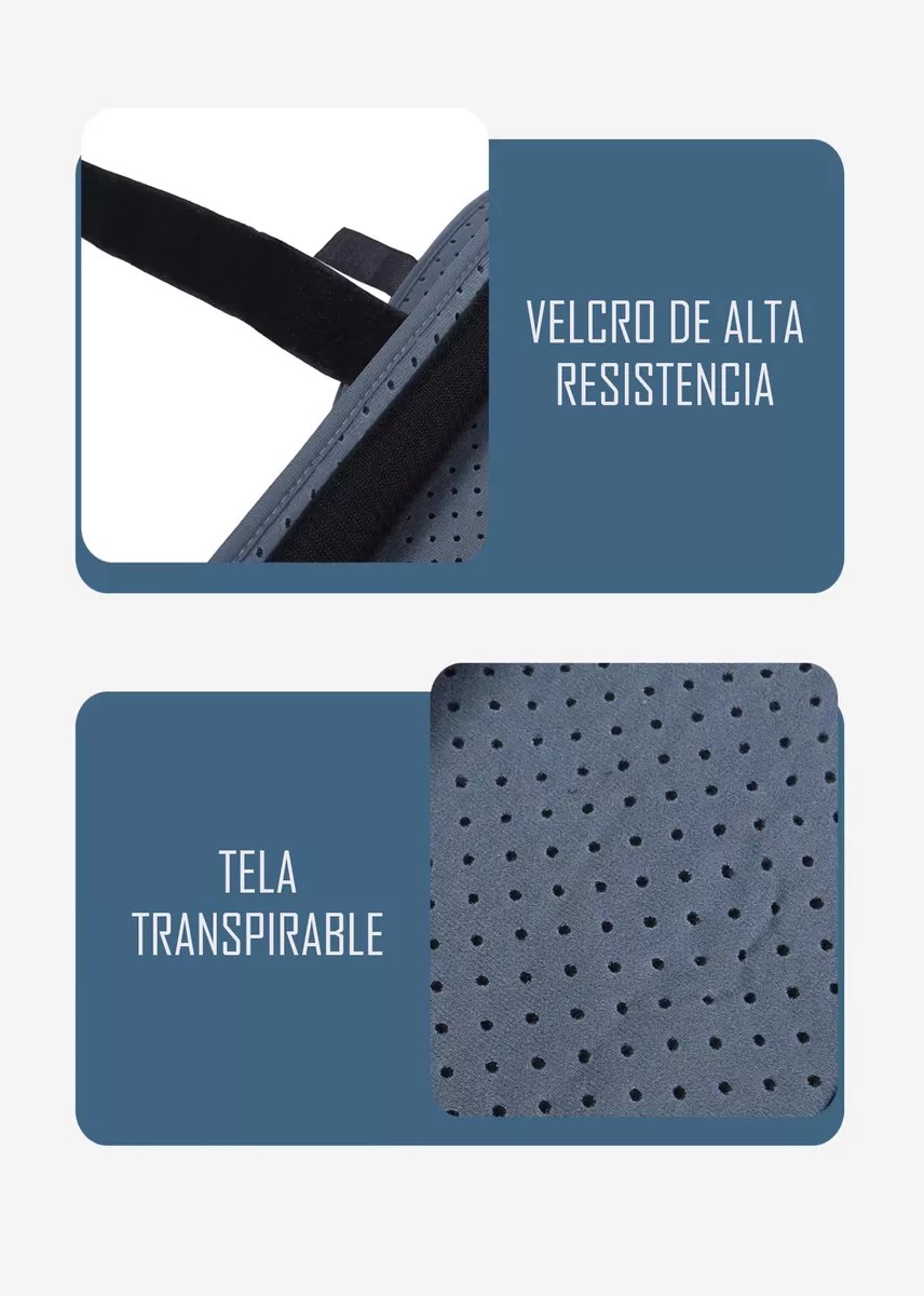 INMOVILIZADOR RODILLA LARGO TRIPANEL CON VELCRO AJUSTABLE - 5