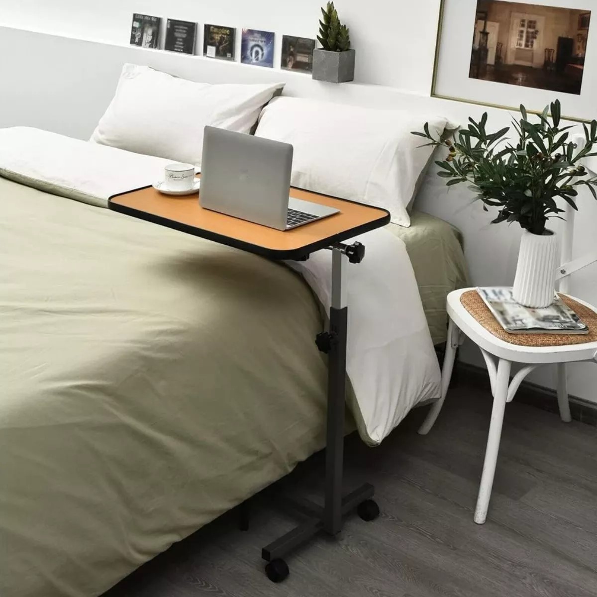 MESA RECLINABLE LATERAL 1101A HOSPITALARIO CAMA ALTURA AJUSTABLE - 6