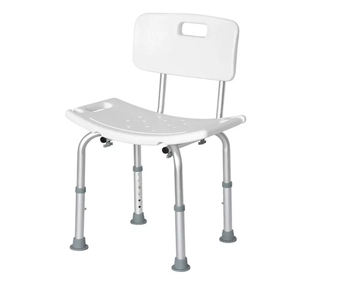 SILLA PISO DE DUCHA PARA BAÑO ALTURA AJUSTABLE PORTATIL 301A - 1