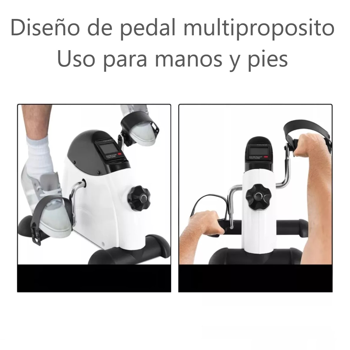 PEDALERA MINI BICICLETA ESTÁTICA CON PANTALLA LED PORTATIL 904 - 3