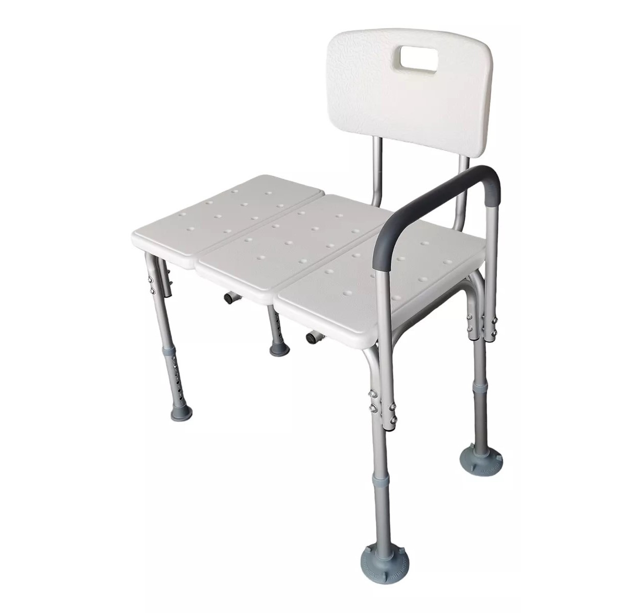 SILLA PISO DE DUCHA 502B PARA TRANSFERENCIA BAÑO TINA ALUMINIO - 1