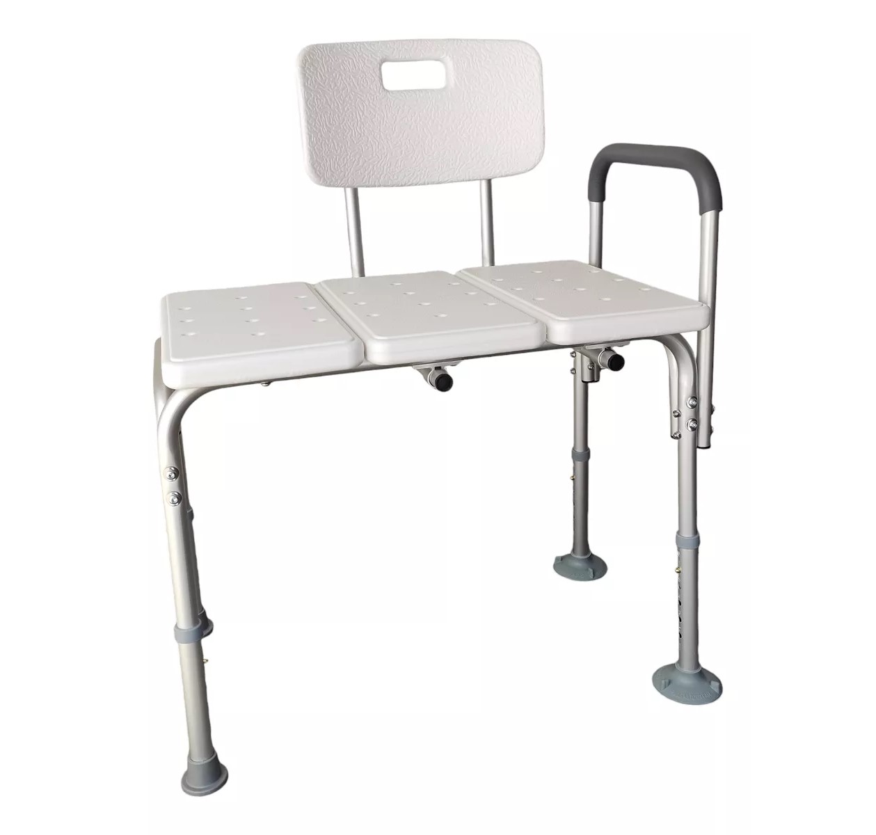 SILLA PISO DE DUCHA 502B PARA TRANSFERENCIA BAÑO TINA ALUMINIO - 5