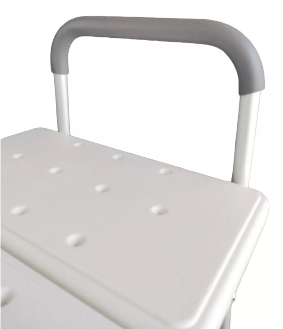 SILLA PISO DE DUCHA 502B PARA TRANSFERENCIA BAÑO TINA ALUMINIO - 6
