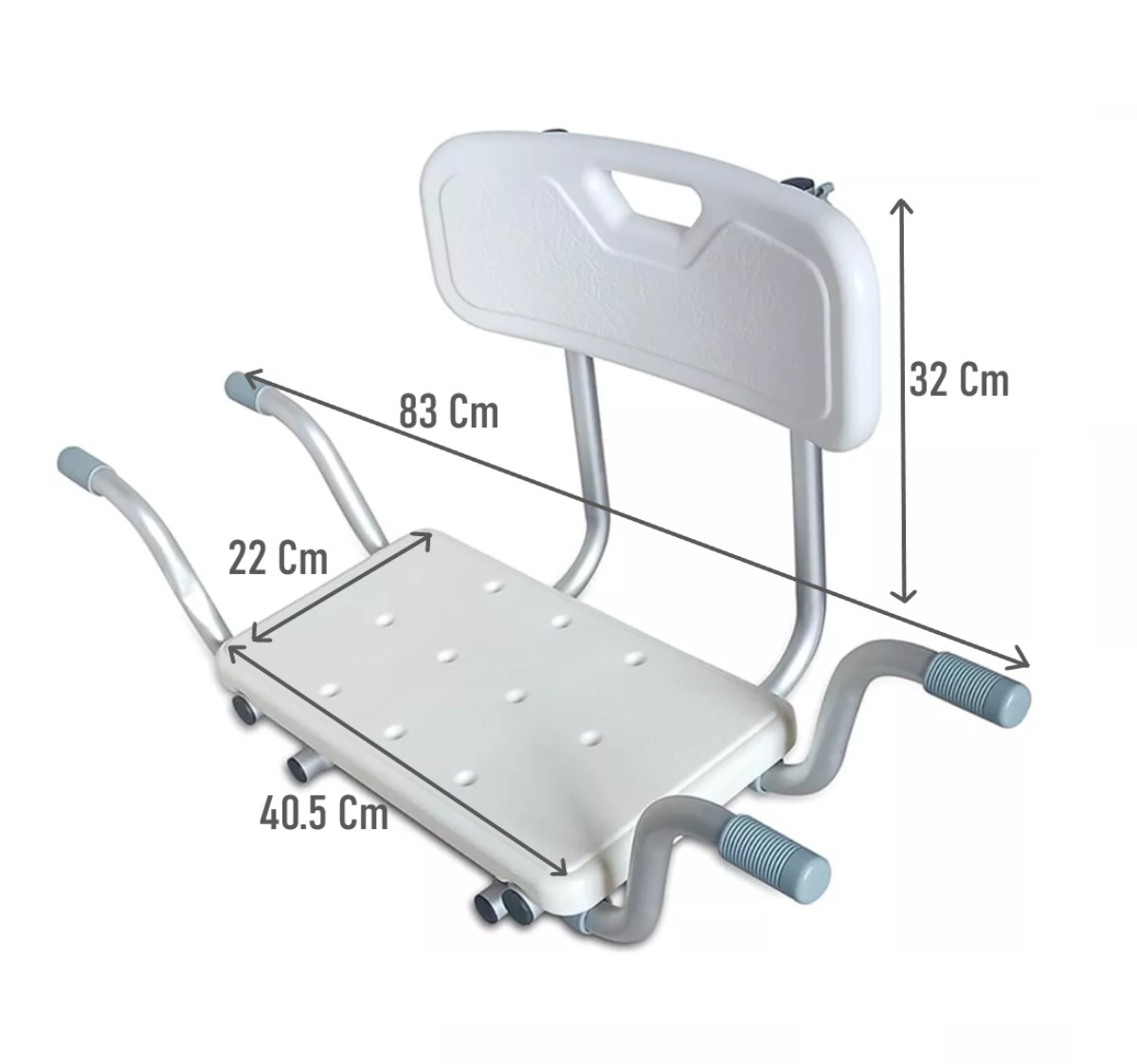 SILLA ASIENTO INTERIOR PARA TINA 605F CON RESPALDO ADULTO MAYOR - 2