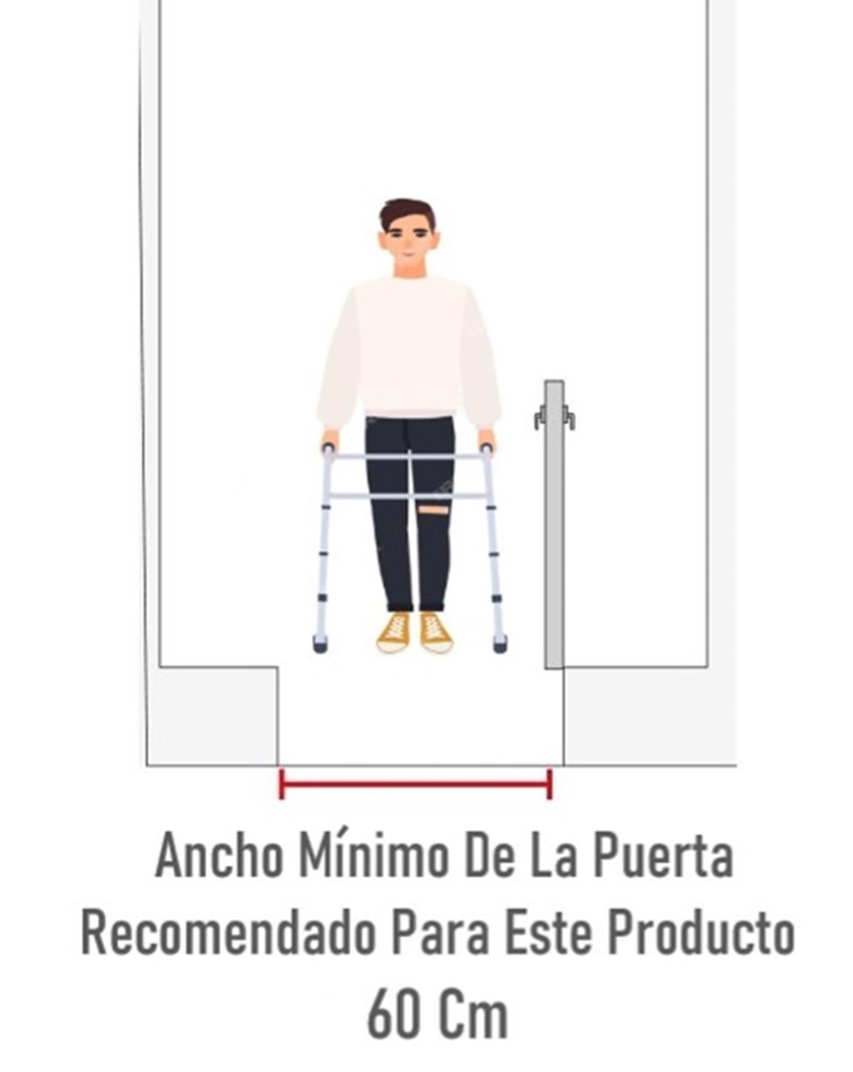 ANDADOR 1006F ORTOPÉDICO ALUMINIO 4 RUEDAS AMORTIGUACION PLEGABLE - 3