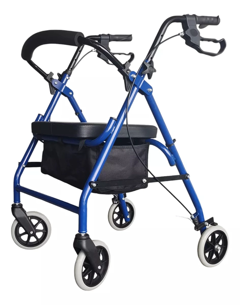ANDADOR 3004B-1 ORTOPEDIA BURRITO CON ASIENTO Y BOLSO 4 RUEDAS - 1