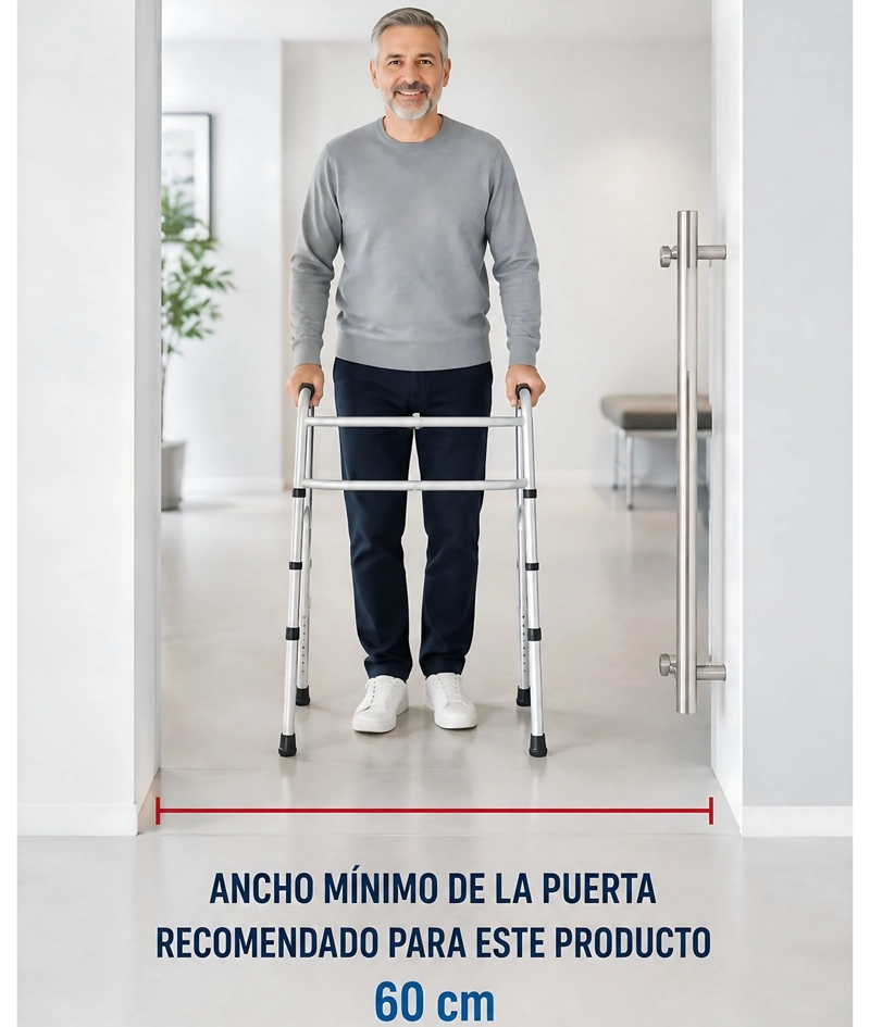 ANDADOR 3004B-1 ORTOPEDIA BURRITO CON ASIENTO Y BOLSO 4 RUEDAS - 8