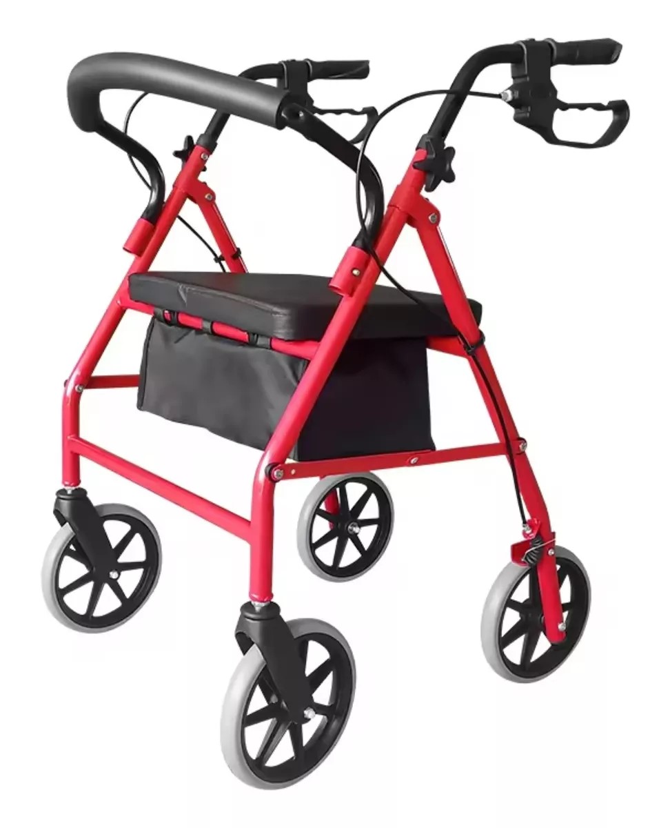 ANDADOR 3004D BURRITO 4 RUEDAS PLEGABLE CON ASIENTO Y BOLSO - 1
