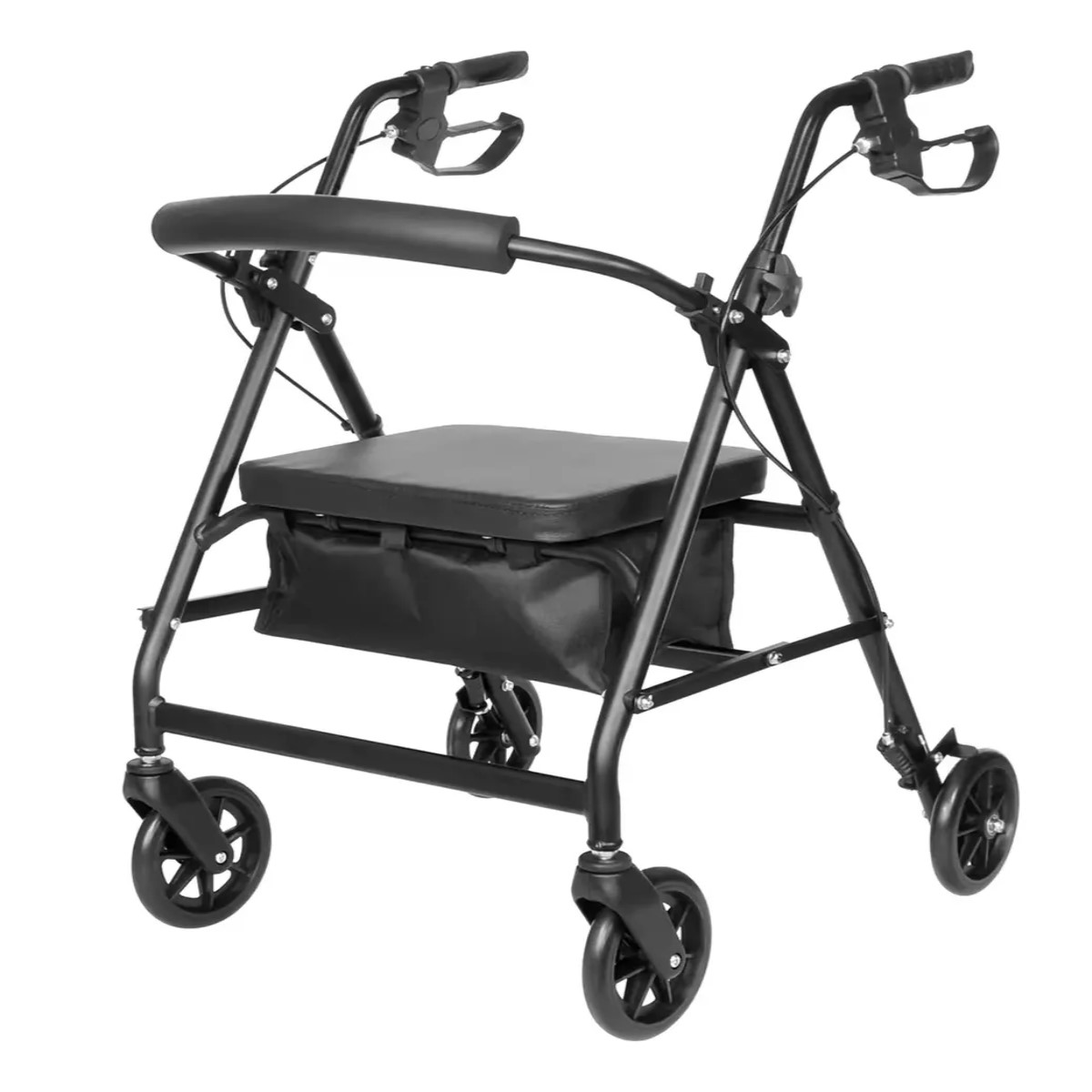 ANDADOR 4002A BURRITO 4 RUEDAS PLEGABLE CON ASIENTO Y BOLSO - 1