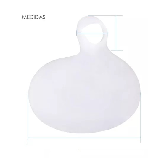 ALMOHADILLA PLANTILLA SILICONA GEL PIE METATARSO BLANCO - 3