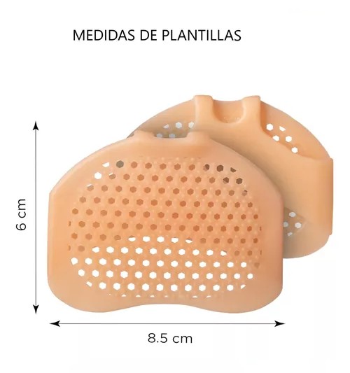 PLANTILLA METATARSO BEIGE ALMOHADILLA CON GEL PAR 2 UNID - 3