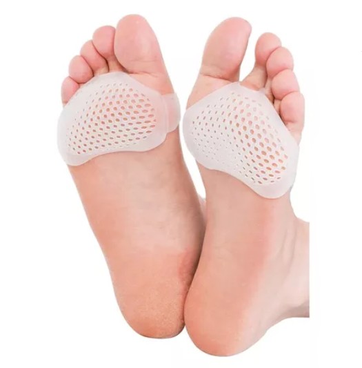 PLANTILLA ALMOHADILLA METATARSO GEL SILICONA PAR 2 UNIDADES BLANCO - 1