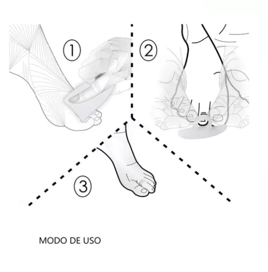 ALMOHADILLA CORRECTOR SILICONA DEDO MARTILLO O GARRA - 5