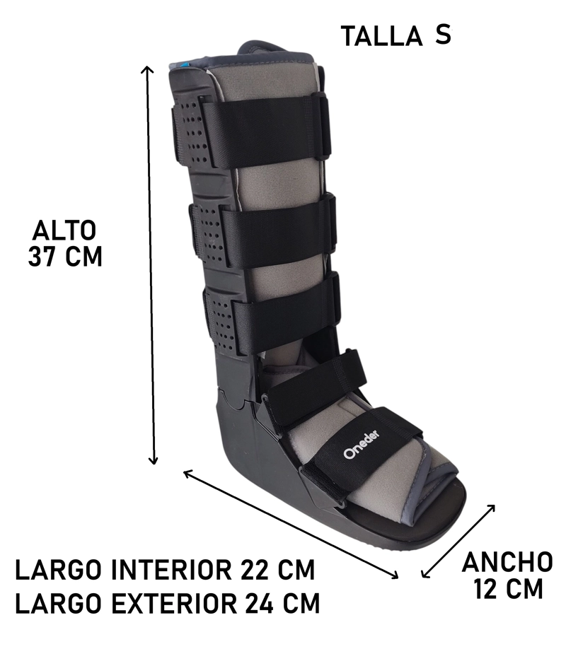 BOTA INMOVILIZADORA LARGA ORTOPÉDICA LIVIANA TALLA S - 2