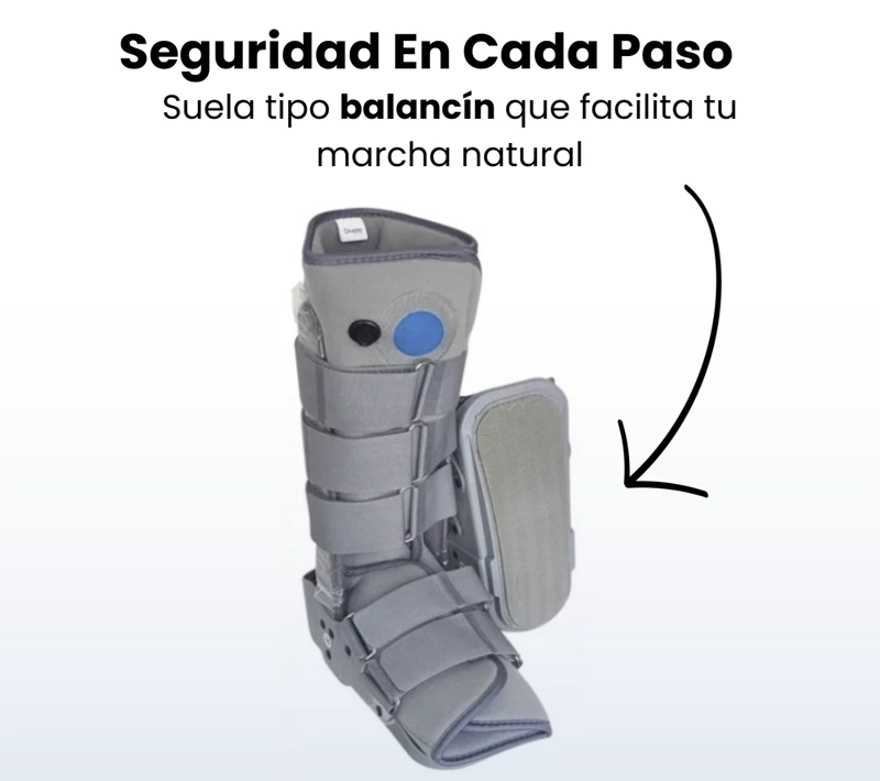 BOTA INMOVILIZADORA LARGA CON VÁLVULA DE AIRE ORTOPÉDICA NEUMÁTICA ONEDER TALLA S - 1