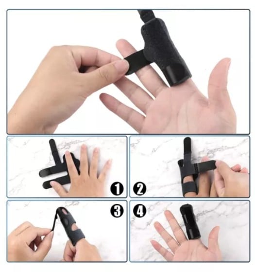 FERULA INMOVILIZADOR PARA DEDO CON VELCRO AJUSTABLE - 3