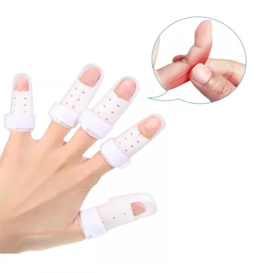FERULA INMOVILIZADOR AJUSTABLE PARA DEDO ARTRITIS PACK 5 UND BLANCO - 3