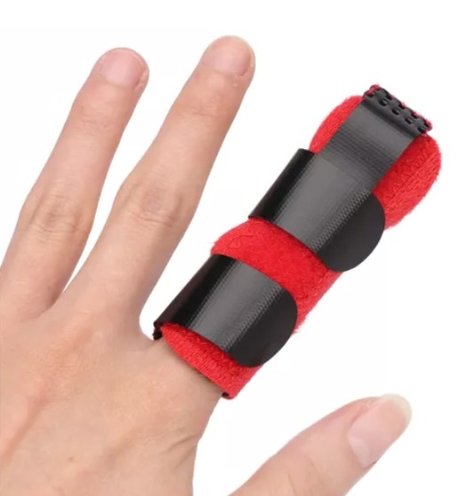 FÉRULA INMOVILIZADOR PARA DEDO CON VELCRO AJUSTABLE LIVIANO - 1