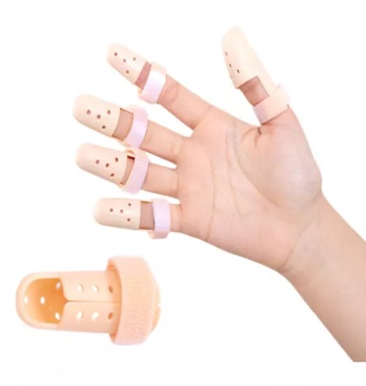 FERULA INMOVILIZADOR DE DEDO AJUSTABLE ARTRITIS DE EXTENSION 5 UND BEIGE - 1