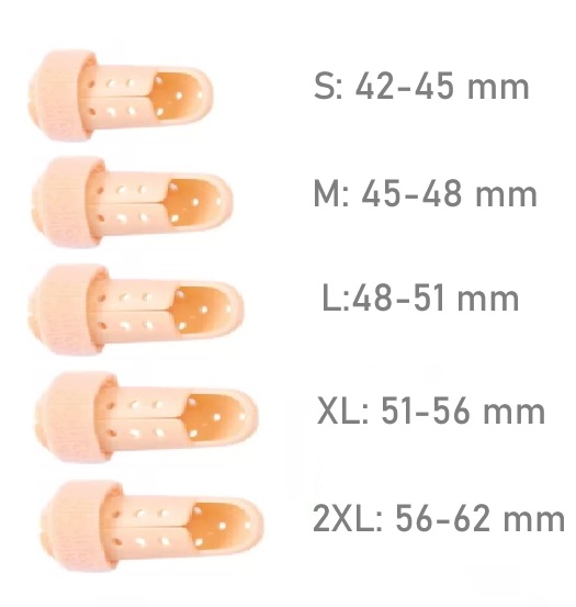 FERULA INMOVILIZADOR DE DEDO AJUSTABLE ARTRITIS DE EXTENSION 5 UND BEIGE - 2
