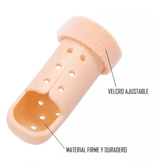 FERULA INMOVILIZADOR DE DEDO AJUSTABLE ARTRITIS DE EXTENSION 5 UND BEIGE - 3