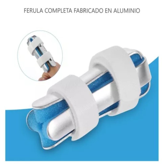 FERULA INMOVILIZADOR DE DEDO COMPLETA CON VELCRO TALLA M - 5