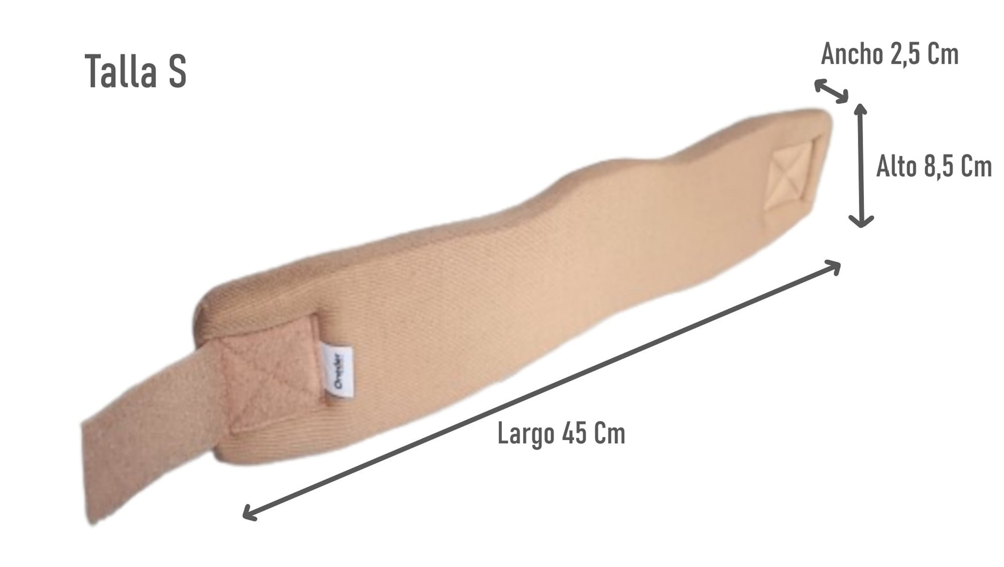 COLLAR CERVICAL CUELLO BLANDO ORTOPEDICO TALLA S BEIGE - 2