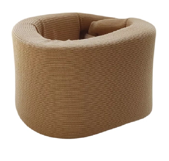 COLLAR CERVICAL CUELLO BLANDO ORTOPEDICO TALLA S BEIGE - 4
