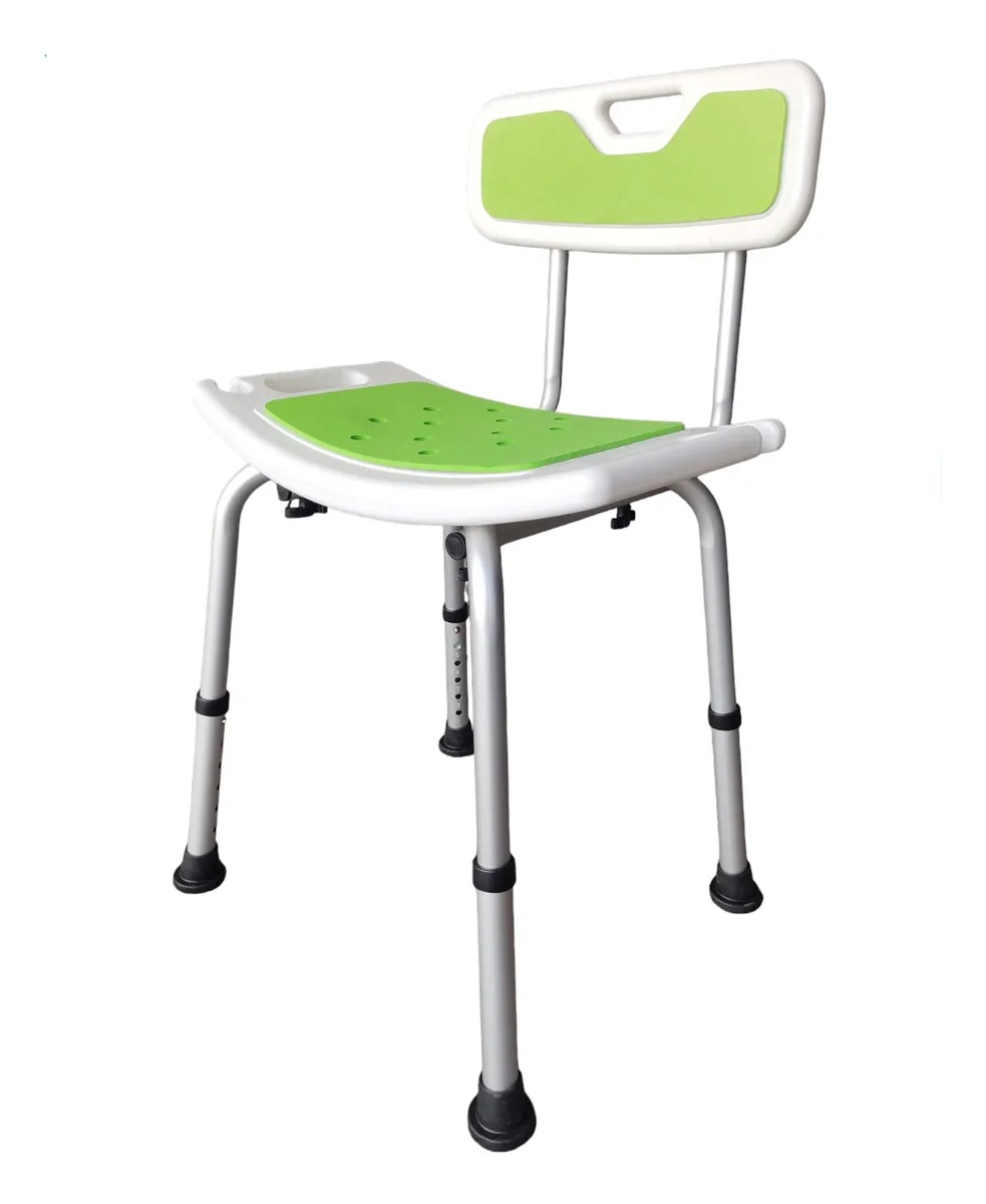 SILLA DE DUCHA PARA BAÑO ALTURA AJUSTABLE ALUMINIO ONEDER - 1