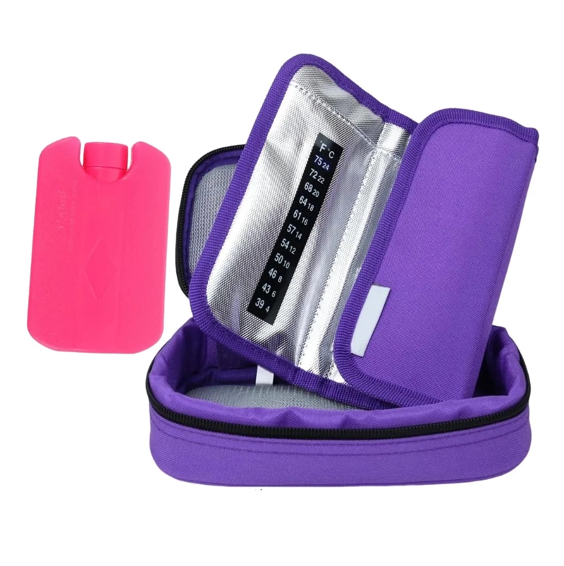 BOLSO PARA VIAJE ESTUCHE PORTA INSULINA PORTATIL MEDICAMENTO ONEDER MORAD - 1