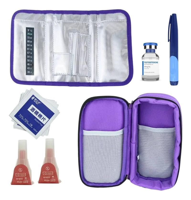 BOLSO PARA VIAJE ESTUCHE PORTA INSULINA PORTATIL MEDICAMENTO ONEDER MORAD - 3