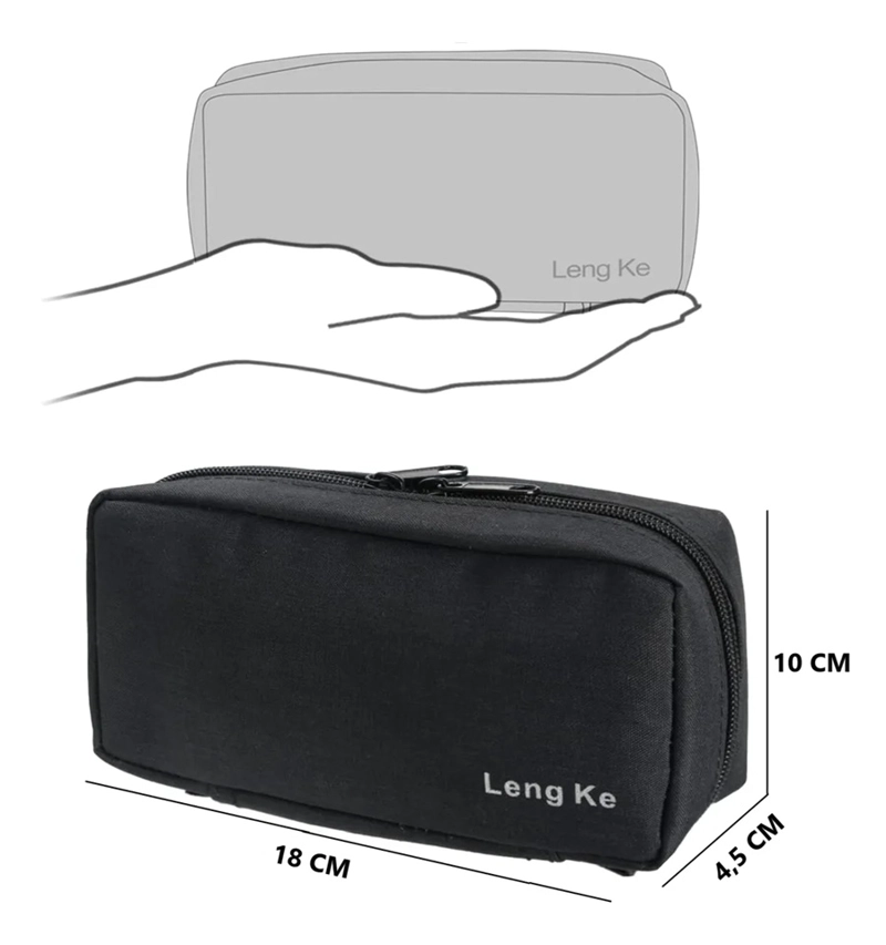 ENFRIADOR SPORT ESTUCHE DE VIAJE BOLSO COOLER MEDICAMENTOS NEGRO - 2