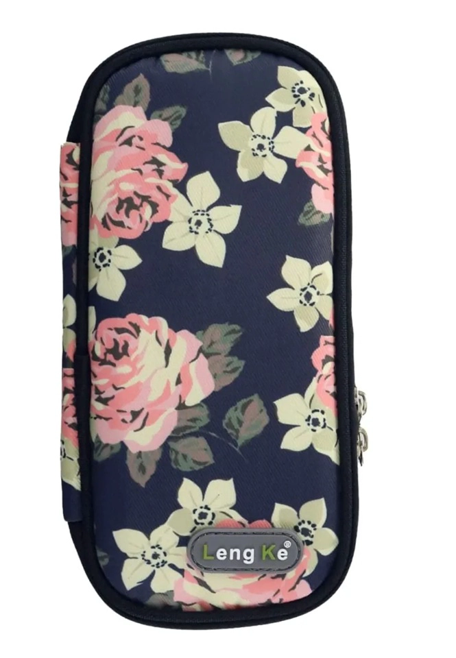BOLSO ESTUCHE PORTATIL DE VIAJE INSULINA COOLER REFRIGERANTE ONEDER FLORES ROJAS - 1