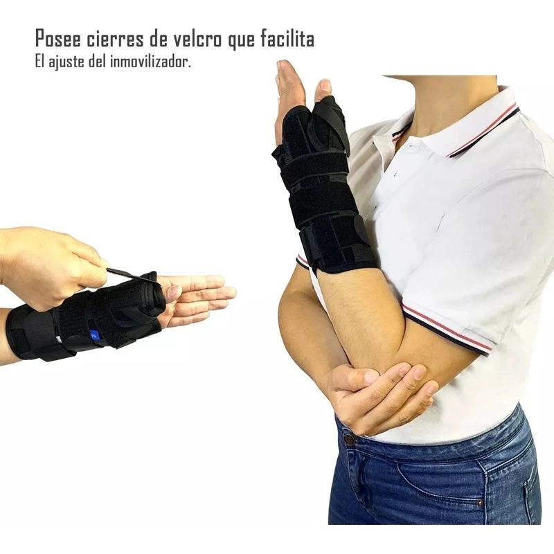 ORTESIS MUÑEQUERA CON DEDO PULGAR TALLA S IZQUIERDA - 3