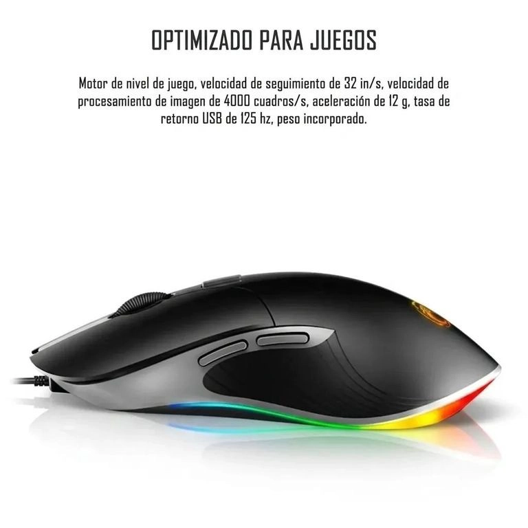 MOUSE IMICE GAMER X6 6400 DPI RETROILUMINADO - 2