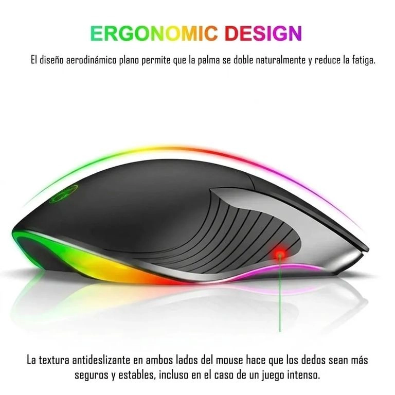 MOUSE IMICE GAMER X6 6400 DPI RETROILUMINADO - 4