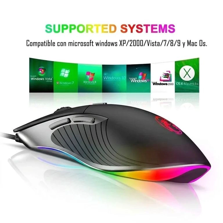 MOUSE IMICE GAMER X6 6400 DPI RETROILUMINADO - 6