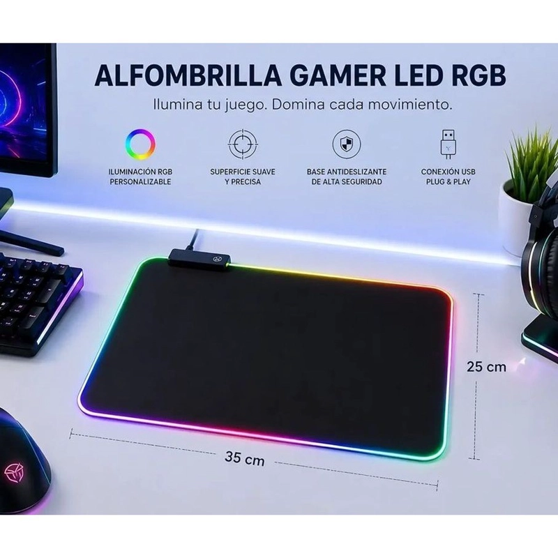 KIT GAMER IMICE TECLADO AK-400 + MOUSE X6 3200DPI+ PAD RGB S - 3