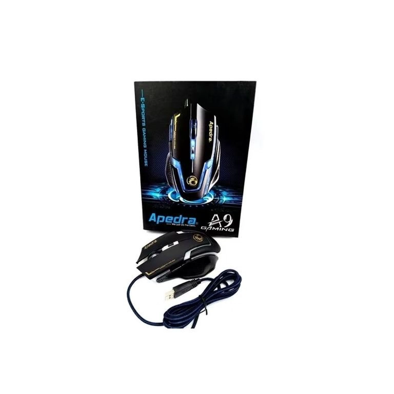 MOUSE GAMER A9 2400 DPI RETROILUMINADO - 2