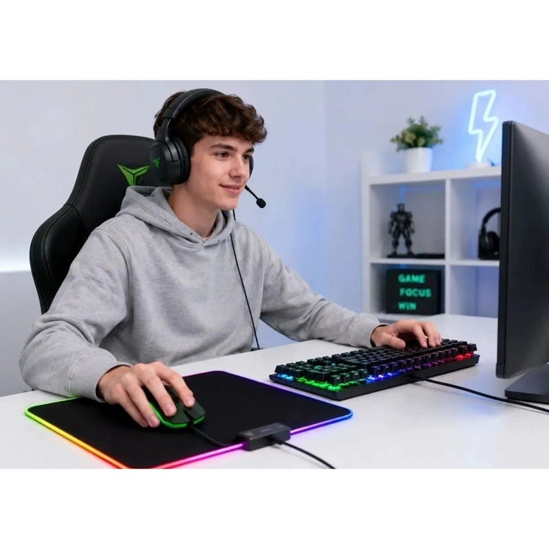 KIT GAMER IMICE KM-680 A TECLADO MOUSE +MOUSEPAD RGB S - 3