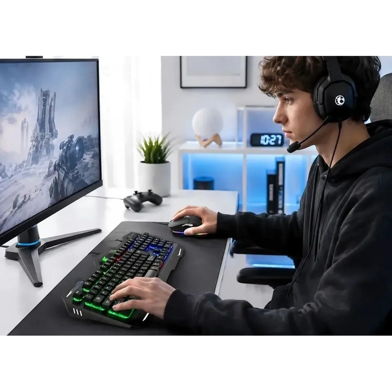 KIT GAMER IMICE TECLADO AK-400 + MOUSE IMICE X6 6400 DPI - 3