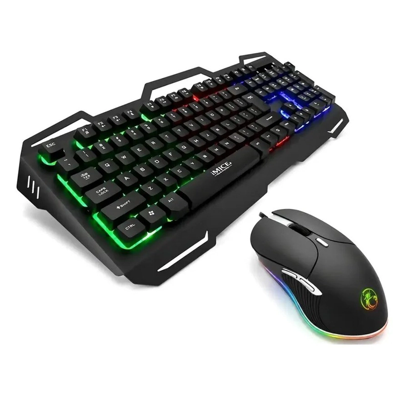 KIT GAMER IMICE TECLADO AK-400 + MOUSE IMICE X6 6400 DPI - 4
