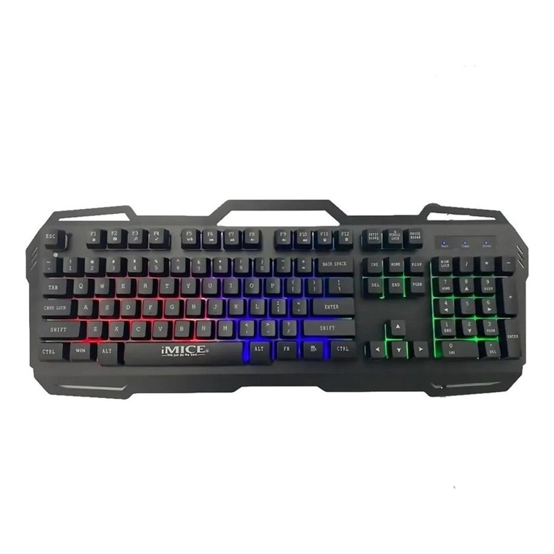 KIT GAMER IMICE TECLADO AK-400 + MOUSE X6 6400DPI+ PAD S RGB - 1