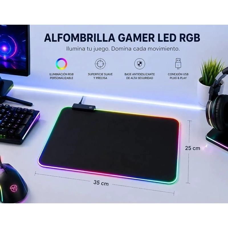 KIT GAMER IMICE TECLADO AK-400 + MOUSE X6 6400DPI+ PAD S RGB - 5