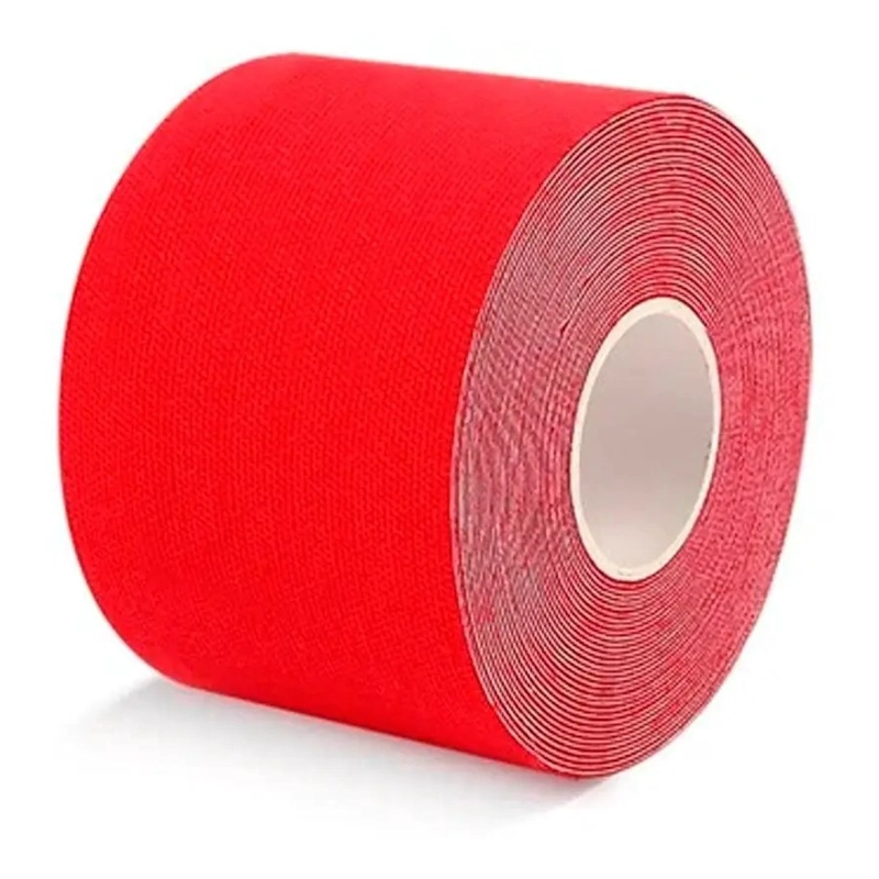 VENDA KINESIOLOGICA DE 5 CM X 5 MTS CINTA TAPE NEUROMUSCULAR ROJO - 1