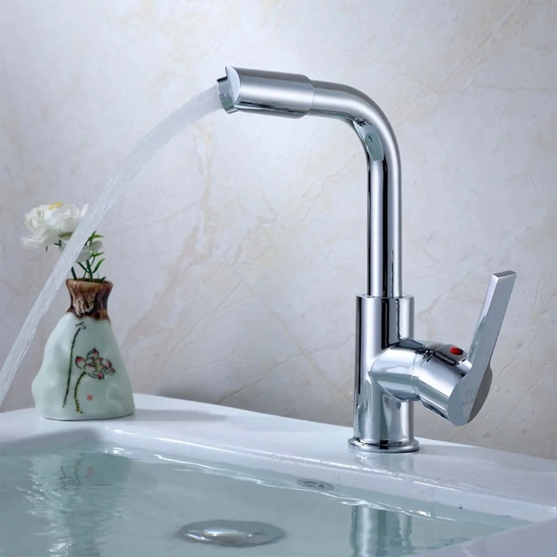 LLAVE GRIFERIA LAVAPLATOS MONOMANDO ALARGADO PLATEADO COCINA TAP07 - 4