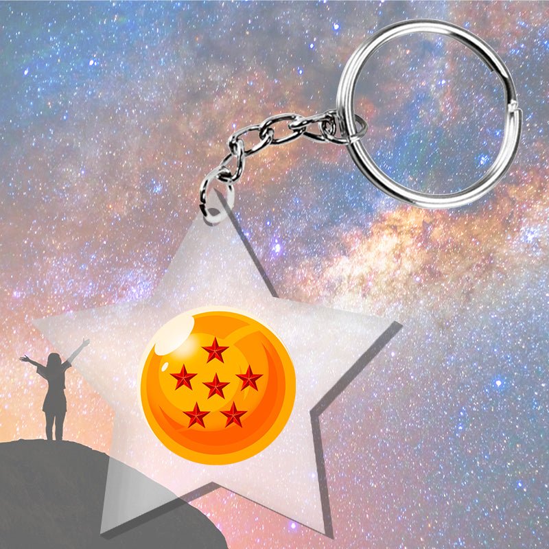 50 LLAVEROS ACRÍLICOS ESTRELLA TRANSPARENTE PUBLICITARIO - 2